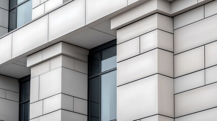 Poster - This architectural feature showcases a concrete wall with rounded corners and a horizontal line, emphasizing minimalistic design and strong contrast.