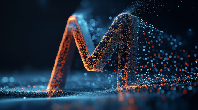Set of alphabet symbols of letter M, such a logo. Rasterized version also available in gallery