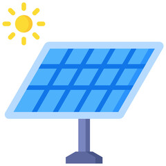 Canvas Print - Solar Panel Icon