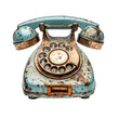 © Junaed Ahamed Sakib - Vintage Rustic Rotary Phone Transparent Background.