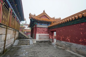 Wall Mural - Tibetan Architecture Scenery of the Four Great Regions Scenic Spots of Summer Palace in Beijing.