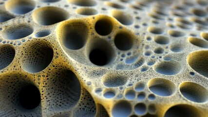 Poster - Abstract close-up of textured surface with intricate patterns and organic shapes
