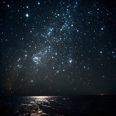 Wall Mural - starry night sky