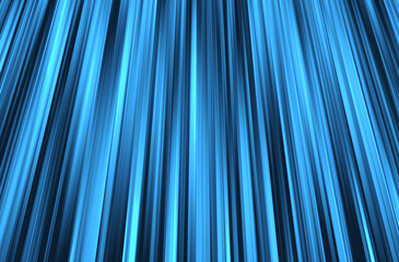 Wall Mural - abstract background with blue neon rays coming down from the top