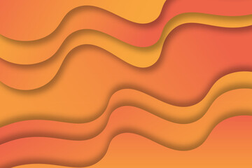 abstract gradient background of waves, curve banners with bright colors