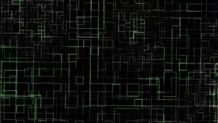 circuit animation background on a computer system. abstract digital technology background.
