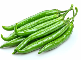 Wall Mural - Green Chili Peppers Photo