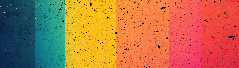 Poster - Abstract colorful background with vibrant splashes in various shades and hues.