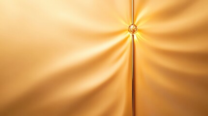 Poster - Abstract golden background with soft light and smooth texture, ideal for creative designs.