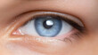 © queen - Close-up Blue Eye Iris Realistic Image