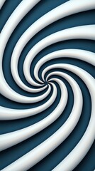 Poster - Abstract swirl pattern in blue and white, ideal for backgrounds and creative projects.