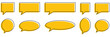 © Oliver Vandenberg - Set of speech bubbles. Speak bubble text, cartoon chatting box, message box. Vector illustration. EPS 10