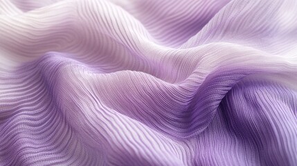 Canvas Print - Lavender fabric texture with gentle waves and a soft gradient for elegant backgrounds and artistic designs