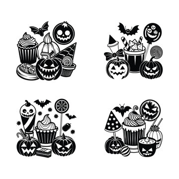 Halloween Suessigkeiten Svg