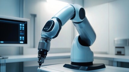 Poster - advanced robot arm system in industrial workspace environment