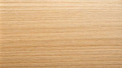 Poster - A close-up shot of the smooth, light brown grain pattern on a natural wood surface, showcasing the intricate details and the natural beauty of wood