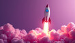 © Leah - Rocket Launch into a Pink Cloud - Inspiring Innovation