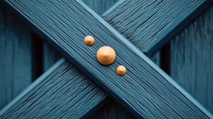Poster - A detail shot of a bridge support beam, highlighting its triangular shape and emphasizing its strength and stability.