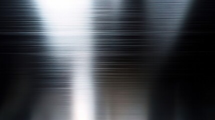 Poster - Black Polished Aluminum Background with Reflective Surface Texture