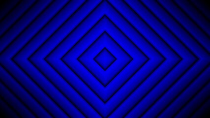 Wall Mural - blue square line animation pattern background