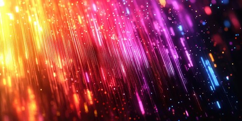 Poster - A bright and colorful background featuring a rainbow gradient, perfect for adding a pop of color to your design