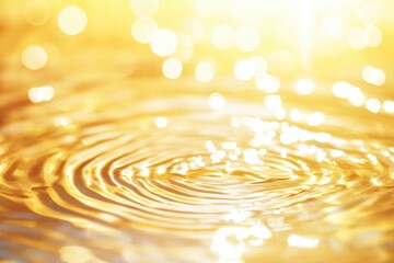 Poster - A close-up shot of a calm water surface with a sunny background, perfect for use in travel or outdoor-themed designs
