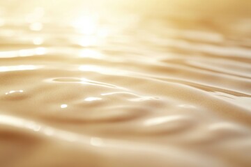 Poster - A close-up view of a liquid substance on a surface, suitable for use in scientific or educational contexts