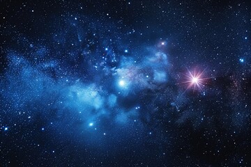 stars and galaxy outer space sky night universe black starry background of shiny starfield