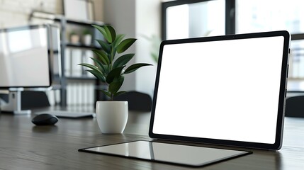 mockup blank screen for product display and advertisement