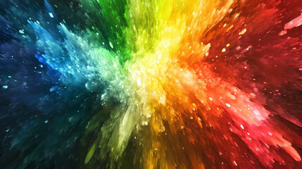 Poster -  the generated abstract modern background with dynamic colors and grainy texture