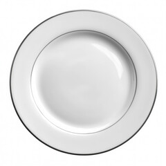 Wall Mural - Empty Dinner Plate Isolated