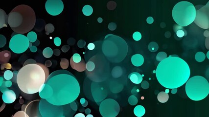 Poster - Explore Vibrant Abstract Patterns With Mesmerizing Bubbles in Soothing Colors