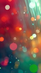 Aufkleber - Colorful Bokeh Effect Dances Through the Vibrant Atmosphere of the Night Sky