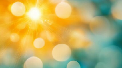 Poster - Sunlight Dances Through Soft Focus Creating an Ethereal Glow in Nature's Color Palette