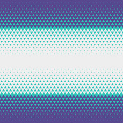 Wall Mural - Triangle Pattern Fade in and Fade Out Vector Abstract Geometric Technology Background. Retro Triangular Tiles Minimal Style Dynamic Tech Wallpaper