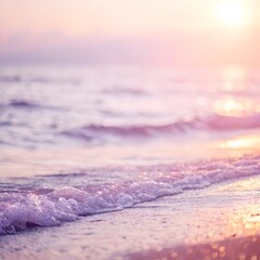 Wall Mural - sunset on the beach
