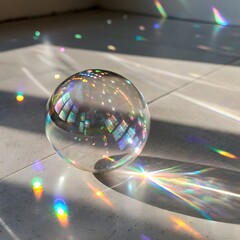 Wall Mural - soap bubbles on the street