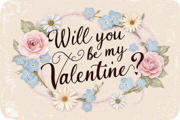  Will You Be My Valentine, Valentine's Message, Be My Valentine Lettering, Valentine Card Design, Valentine Background, Happy Valentine's Day text