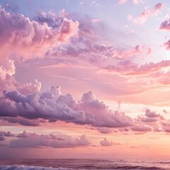Wall Mural - sunset over the sea