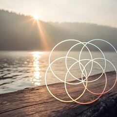 Wall Mural - sun and clouds