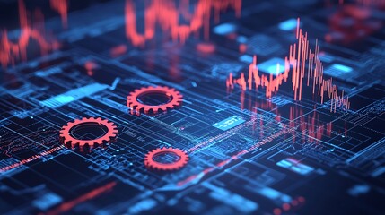 Poster - Complex Data Network with Red Gears and Dynamic Circuit Integrations : Generative AI