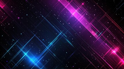Aufkleber - Retro 1990s grid pattern with vibrant colors creating an energetic atmosphere reminiscent of digital designs. Generative AI