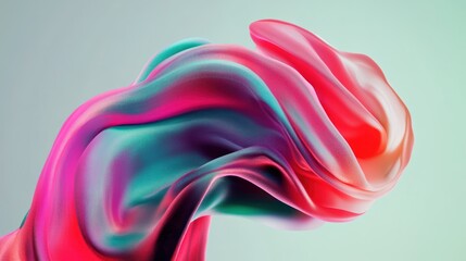 Poster - Abstract loops with colorful gradients, emphasizing smooth motion and flow.