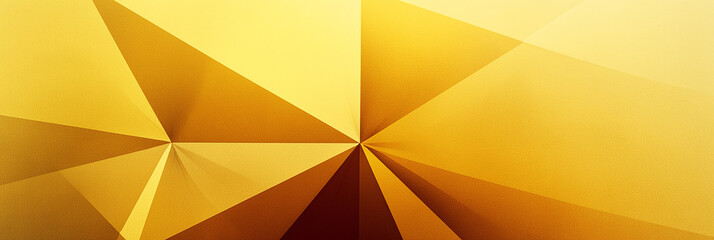 Poster - Abstract gold background with triangular shapes creating dynamic composition