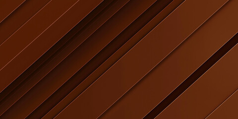 Poster - Diagonal brown stripes creating modern abstract background