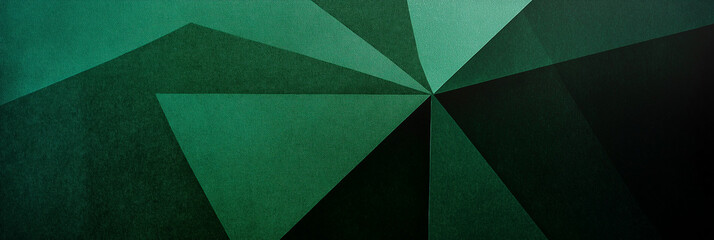 Poster - Green geometric background creating dynamic visual effect