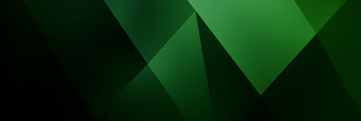 Poster - Green geometric background creating dynamic visual effect