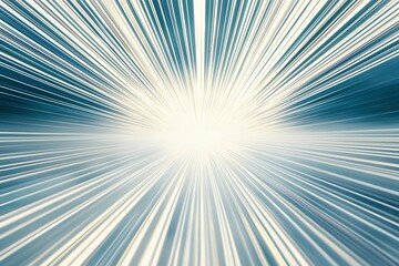 Wall Mural - a pattern of radiant lines extending infinitely, creating a futuristic effect.