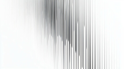 Poster - Minimalist Design Featuring Thin Parallel Lines Gradually Transitioning in Tone