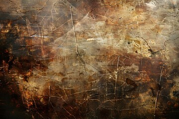 Wall Mural - A close up of a metal surface with scratches